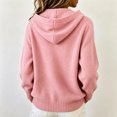 thumbnail image 4 of Azrian Women’s Button Down Hooded Knit Cardigan, Fall Winter Casual Knit OuterwearSizes S-3XL, 4 of 6