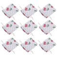 thumbnail image 2 of 10 Pcs Drawstring Bags Chinese Style Cherry Printing Dried Flowers Sachets Small Fresh Gift Pouch Storage Bags, 2 of 8
