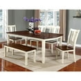thumbnail image 2 of Furniture of America Delila Bench, Vintage White, 2 of 3