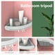 thumbnail image 4 of Estante de ducha esquinero | Organizador de baño de pared ABS blanco, verde y gris | Estante adhesivo impermeable para champú y jabón | 33 x 23 x 5 cm, 4 of 6