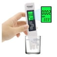 thumbnail image 2 of White Digital Water Quality Tester Meter Range Multifunctional Water Purity Temperature Meter TEMP Tester, 2 of 7