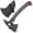 1342, variant on Camping Axes,DC53 Steel Micarta Handle Chopping Axe Bushcraft Camping Axes Survival Hatchet Full Tang Axe for Hiking Camping Splitting Chopping Wood(Black)