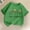Green, variant on Girls Summer Short Sleeve Tee- Casual Cotton Crewneck Printed Cute T Shirt Yellow Size 5