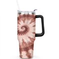 thumbnail image 2 of Cup with Handle and Straws 40 oz Vacuum Insulated Abstract Modern Oil Painting Travel Cup Birthday Present for Women Girls Daughter Mom Gifts for Him/Her Water Bottle, 2 of 7