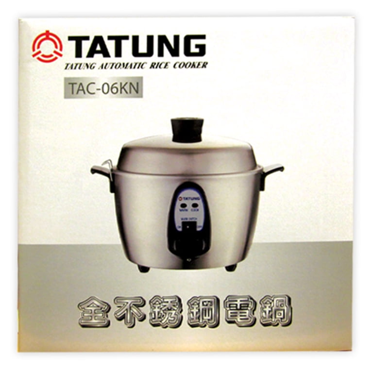 Tatung TAC-06KN 6 Cups Indirect Heating Stainless Steel Rice