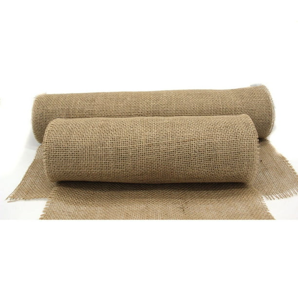 EeaseMX Cinta de arpillera de arpillera de 10 M * 35 CM cinturón de boda rústico para manualidades DIY decoración de boda en casa