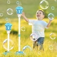 thumbnail image 4 of YoGold Automatic Bubble Machine – 47 Inch Adjustable Standing Bubble Maker, Battery Operated with Lights & Music (Pink, Blue), 4 of 5