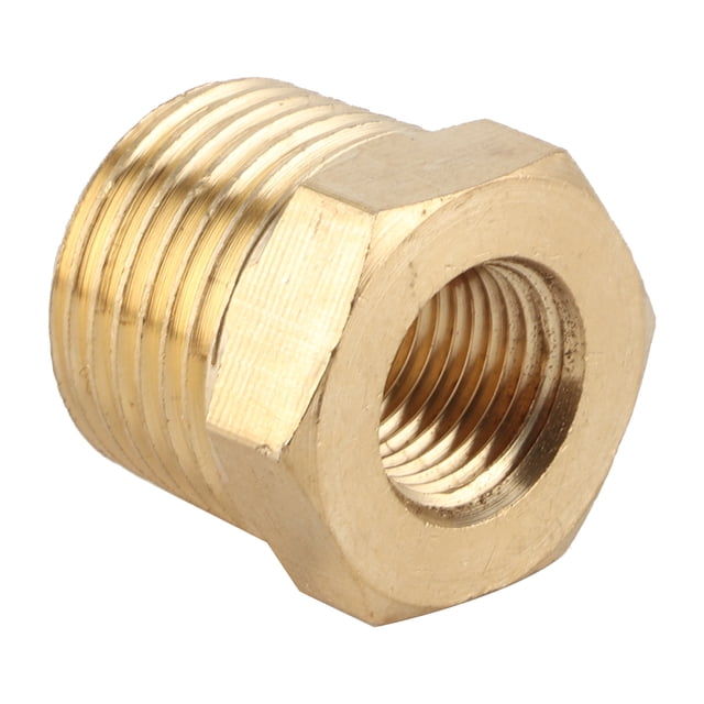 Ajuste de BUJE NPT, Adaptador de Reducción de tubería de Latón Compacto Conveniente para náutico para Industrial para automotriz para válvulas neumías