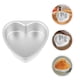 thumbnail image 2 of Molde para hornear pasteles en forma de corazón de aleación de aluminio con base sólida para postres de mousse de gasa, utensilios de cocina profesionales con forma de corazón, 2 of 7