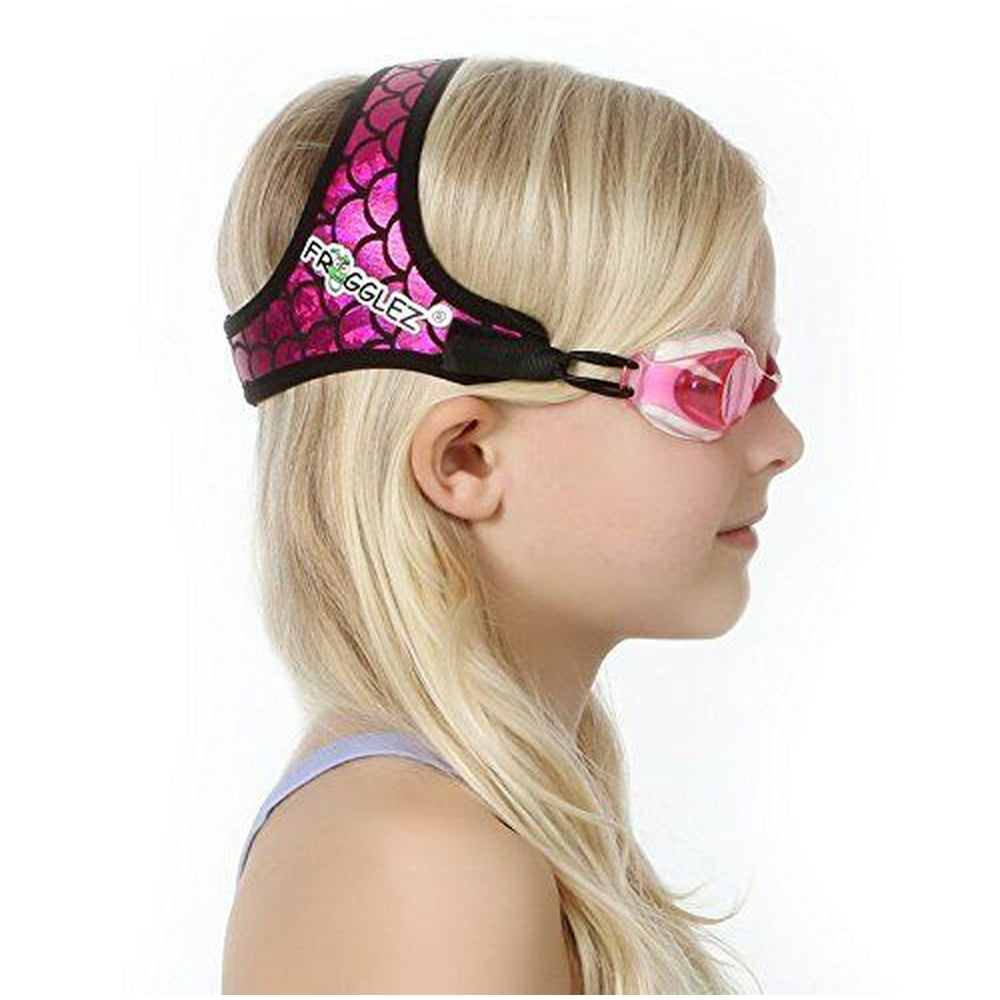 Frogglez Kids Swim Goggles with PainFree Strap Ideal for Ages 3 10