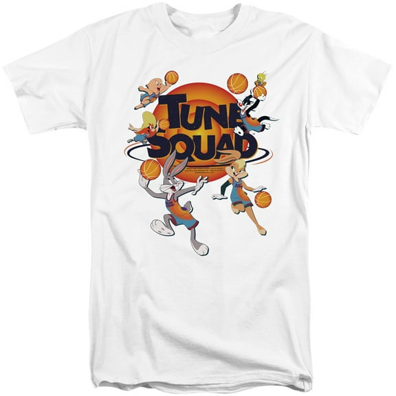 Space Jam: A New Legacy Tune Squad Group Unisex Adult Tall T Shirt, Tune Squad Group, 2X-Large