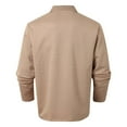 thumbnail image 5 of FYDUU Mens Classic Golf Shirt Men's Trendy Fall Winter Tops Texture Long Sleeve Polo Shirts Men's Sports Shirt Basic Stylish Golf Shirt, 5 of 7