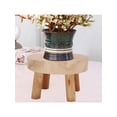 thumbnail image 4 of Indoor Plant Stand,Mid Century Wood Plant Stand Modern Plant Table,Plant Holder for Flower Pots,Small Round Side Table, 4 of 20