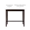 thumbnail image 5 of Linon Cessford Bar Height Pub Table, 42" Tall, Dark Walnut, 5 of 12
