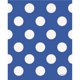 thumbnail image 1 of Unique Party - Bolsa de Regalo Diseño Lunares - Pack de 8 (Azul Real, Blanco), 1 of 2