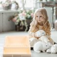 thumbnail image 5 of Mobutofu 1Pack Beige Rectangular Plastic Rabbit Litter Box for Small Animals Indoor Pet Use 11.8x9.1x6.1in, 5 of 5