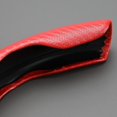 thumbnail image 3 of 2 piezas (patrón de fibra de carbono negro) Funda de volante antideslizante de repuesto para automóvil Funda de volante de fibra de carbono Protector de volante para la mayoría de los automóviles, 3 of 5