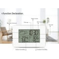 thumbnail image 2 of Wireless Weather Station Indoor Outdoor Thermometer Hygrometer with Outdoor Sens, 2 of 5