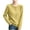 Yellow, variant on Lmueinov Cardigan Sweaters for Women Lightweight Crew Neck Button Down Knit Cardigan Office Cute Soft Long Sleeve Sweaters 2026 Fall Casual Outfits