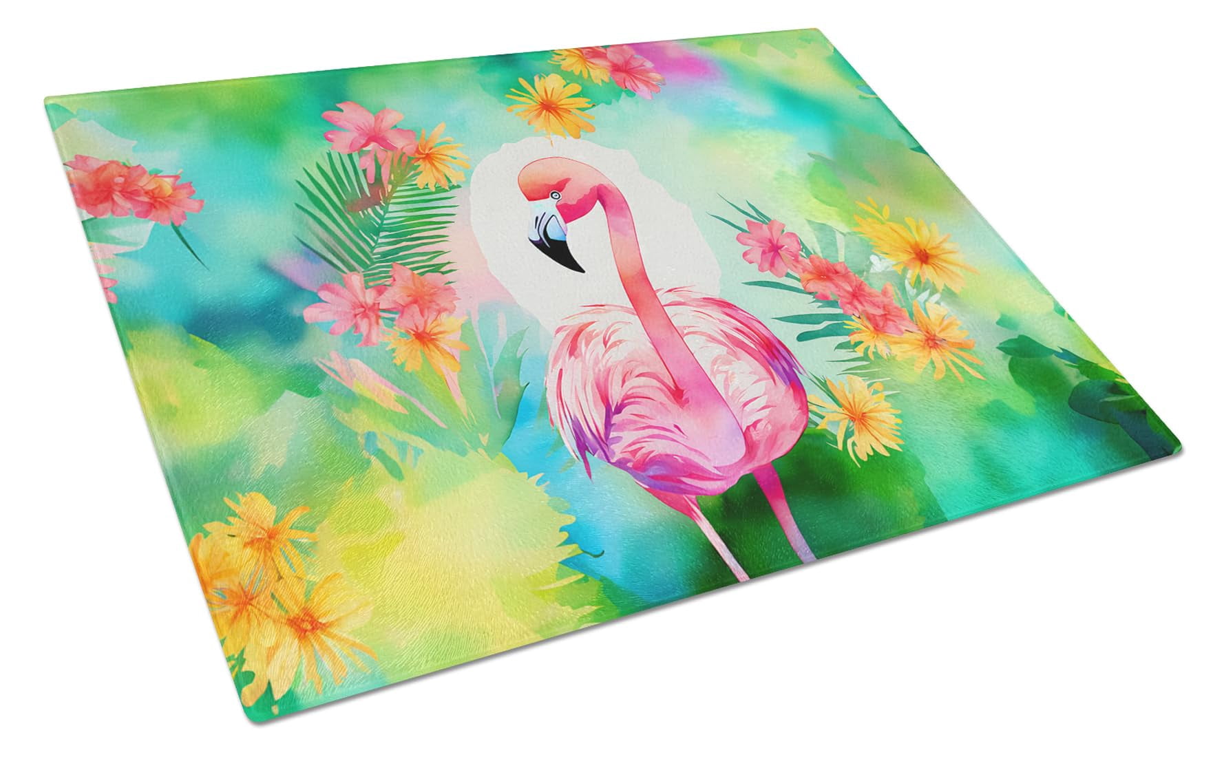 Carolines Treasures DAC3983LCB 15 x 12 in. Hippie Animal Fox Glass Cutting Board