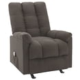 thumbnail image 1 of vidaXL Massage Reclining Chair Taupe Fabric, 1 of 5
