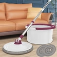 thumbnail image 1 of TIMIFIS Mops For Floor Cleaning Spin Mop And Bucket With Wringer Set, Telescopic Stainless-Steel Mop Cleaning Bucket Mop For Floors Kitchen pring/Summer, 1 of 6