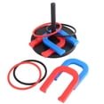 thumbnail image 5 of Zonh 2 Kit/18 piezas de anillos de lanzamiento circulares de herraduras, juego de lanzamiento de anillos de plástico multifuncional, suministros para niños, juguetes educativos para el hogar,, 5 of 5