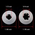 thumbnail image 5 of 20 piezas de cubierta de tubería de agua con brida de 1/2 pulgada, decoración de cubierta de tubería blanca de 16 mm, decoración de tubería de pared Ra White, 5 of 5