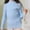 Light Blue, variant on NAISIBABY Girls Sweater, Half High Neck Solid Color Long Sleeve Comfy Thick Knit Tops Black 4-5T
