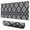 Black Geometric Diamond-2, variant on Long Mouse Pads for Desk,Black Geometric Diamond Striped Pattern Desk Mats on Top Of Desks, Desk Mouse Pad Extra Large with 3mm Non-Slip Base and Stitched Edge for Gaming,Office,Work,Home 31.5"x11.8"