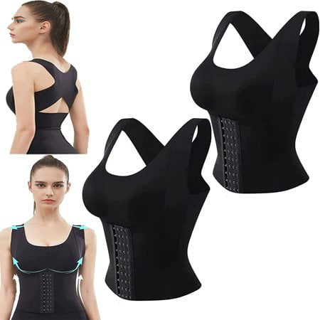 

3-in-1 Waist Buttoned Bra Shapewear Snatch Bra 3 in 1 Waist Corset Shaper Push Up Bras Women s Shapewear (L 2PCS Skin Tone)