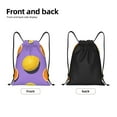 thumbnail image 5 of Kdxio Yellow Lemon And Orange Print Drawstring Backpack Bag,Waterproof Draw String Back Sack, Gym Drawstring Bags Swim Bag For Unisex, 5 of 9