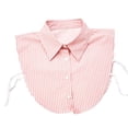 thumbnail image 1 of Fake Collar for Women White Striped Pointed Detachable Collar Decorative Accessory 1 Pc, 1 of 6