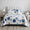 White, variant on Shubozy Geometric Quilt Set – Lightweight Cotton Blend Bedspread with Damask Stitching, Reversible Modern Circles Pattern, Ultra-Soft & Breathable, Prewashed All-Season Comfort, CAL King,Brown/White