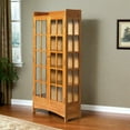 thumbnail image 3 of Crafters and Weavers Arts and Crafts 39" Solid Wood China Cabinet in Cherry, 3 of 3