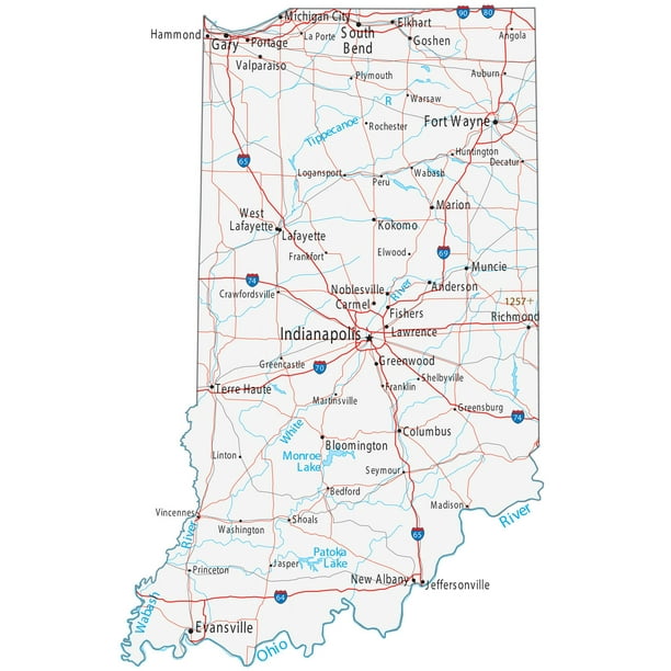 Indiana Map A A A œ Roads Cities Large Map Vivid Imagery 12 Inch By 18 Inch Laminated Poster With Bright Colors And Vivid Imagery Fits Perfectly In Many Attractive Frames Walmart Com Walmart Com Indiana Map A A A œ Roads Cities Large Map Vivid Imagery 12 Inch By 18 Inch Laminated Poster With Bright Colors And Vivid Imagery Fits Perfectly In Many Attractive Frames Walmart Com Walmart Com