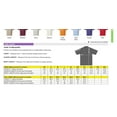 thumbnail image 2 of Tri-Mountain Signature 168 Cotton Pique Golf Shirt, 4X-Large Tall, Forest Green, 2 of 2