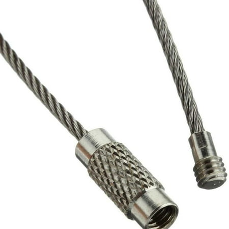 keyring keychain ustyle luggage loop keys hanging cable wire organization stainless steel tag