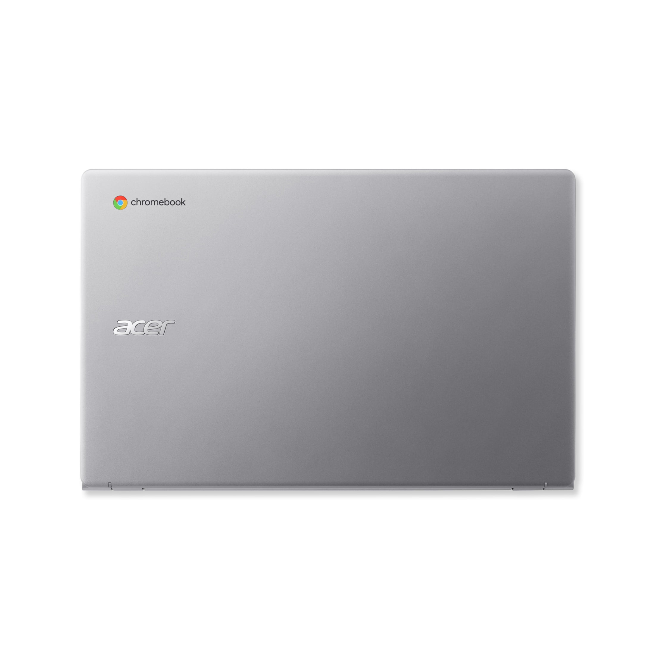 Acer Chromebook 315 15.6-inch FHD (1920 x 1080) Laptop with Google AI, Intel Processor N50, 4GB RAM, 128GB eMMC, Protective Sleeve, Sparkly Silver