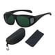 thumbnail image 3 of Juego de gafas de soldar con paño de limpieza Gafas de soldar para cortar y esmerilar Lente verde oscuro, 3 of 7