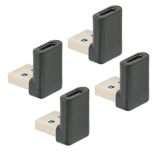 Adaptador USB tipo C de ángulo recto, 4 piezas USB tipo C USBC Adaptador de ángulo recto C Portto Adaptador USB True Excellence