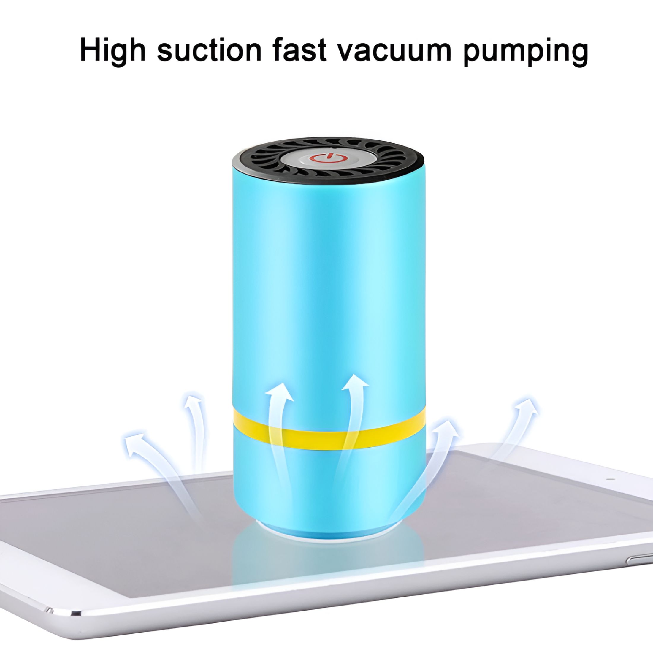 Portable Handheld Vacuum Pump for Plastic Bags,5V 5W 50-60kPa Electric Mini Bag Sealer Household Vacuum Packaging Machine for Food Storage,