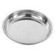 thumbnail image 1 of Thick Stainless Steel Dinner Plate 12-Inch Large Round Metal Serving Dish for Camping and Outdoor Use Unbreakable Kitchen Plate, 1 of 5