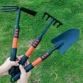 thumbnail image 2 of 1PC Gardening Spade Five-tooth Plastic Handle Garden Hoe Rake Gardening Tool Set Kit With Extended Handle Garden Hand Tool Set, 2 of 7