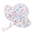 thumbnail image 2 of Kids Sun Hat for Boys Girls Wide Brim Bucket Hat UPF 50+ Sun Protection Hat Breathable Summer Beach Hat(Green,0-6 Months), 2 of 3