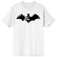 thumbnail image 1 of DC Comics Batman Dark Logo White T-Shirt, 1 of 2