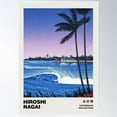 thumbnail image 2 of Hiroshi Nagai City Pop Exhibition Coastal Beach Vibes City Vaporwave Tokyo 80S 90S Japanese Pop Art Summer Art Poster Wall Art, Modern Wall Decor For Living Room Bedroom, 12x18 UNFRAMED, 2 of 3
