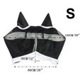 thumbnail image 2 of Horse Mask Adjustable Breathable Anti-uv Anti-mosquito Pet Summer Eye Shield Mesh Fly Protective Cover, 2 of 8