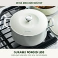 thumbnail image 4 of GreenPan Balance 10-Piece Ceramic Nonstick Cookware – Toxin-Free, Dishwasher & Oven Safe, Cream, 4 of 8