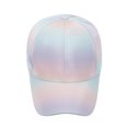 thumbnail image 4 of ZHENHONG Womens and Mens Baseball Caps Fashion Sport Striped Breathable Beach Sun Hat Casual Gradient Visor Hat Blue, 4 of 5